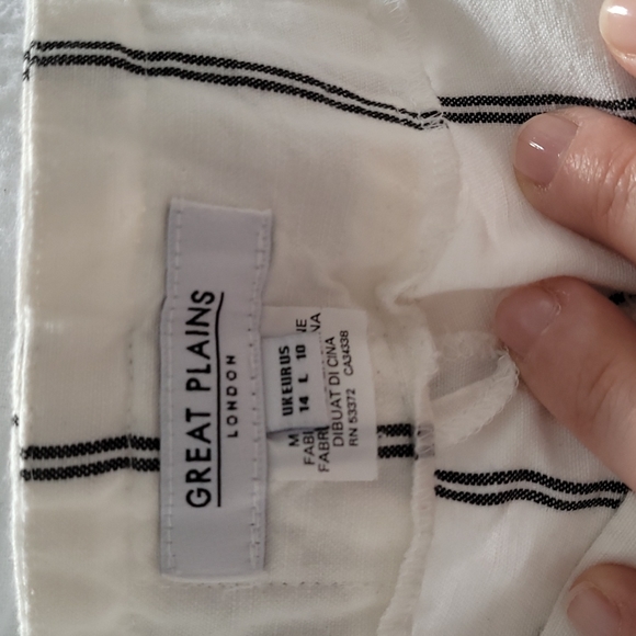 Pin stripe wide leg pants - Picture 3 of 3